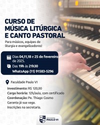 Curso de Música Litúrgica e Canto Pastoral