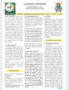 Louvar o Senhor - Ano C - 15 de junho de 2025 - Solenidade da Santíssima Trindade