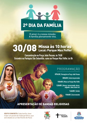 Suzano celebra o 2º Dia da Família