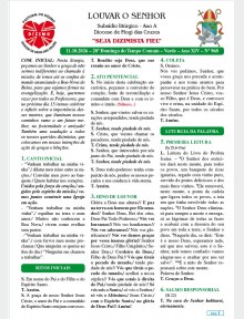 Louvar o Senhor - Ano A - 11 de outubro de 2026 - 28º Domingo da Páscoa
